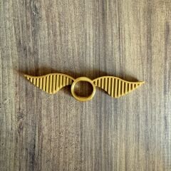 Kitap Ayracı - Sayfa Tutucu - Tek El Kitap Okuma Aparatı (Altın Snitch)