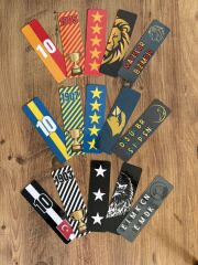 5 Adet Taraftar Kitap Ayracı - Sarı Kırmızı (15 cm)