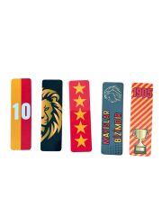 5 Adet Taraftar Kitap Ayracı - Sarı Kırmızı (15 cm)