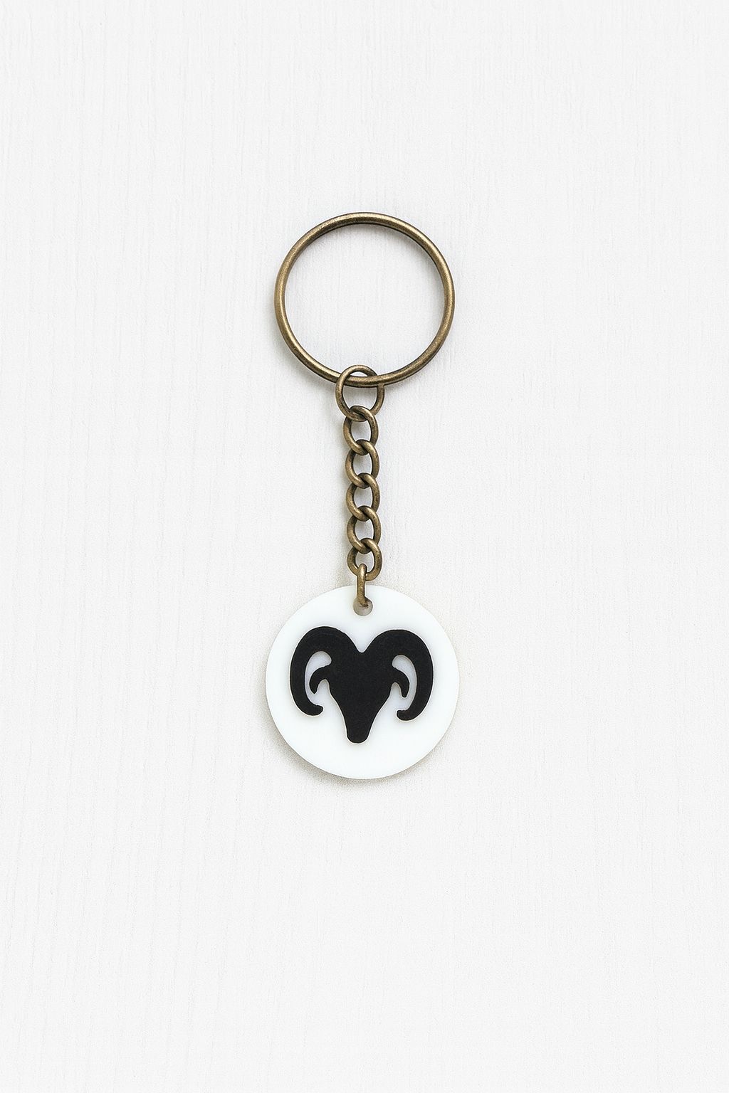 Koç Burcu NFC Anahtarlık – Akıllı Temassız Bağlantı Özellikli Burç Anahtarlığı (3,5 cm)