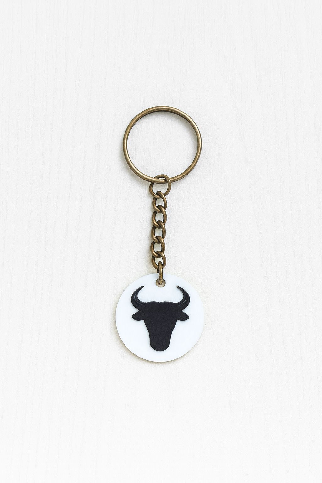 Boğa Burcu NFC Anahtarlık – Akıllı Temassız Bağlantı Özellikli Burç Anahtarlığı (3,5 cm)