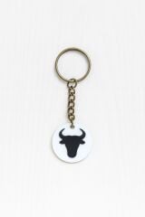 Boğa Burcu NFC Anahtarlık – Akıllı Temassız Bağlantı Özellikli Burç Anahtarlığı (3,5 cm)