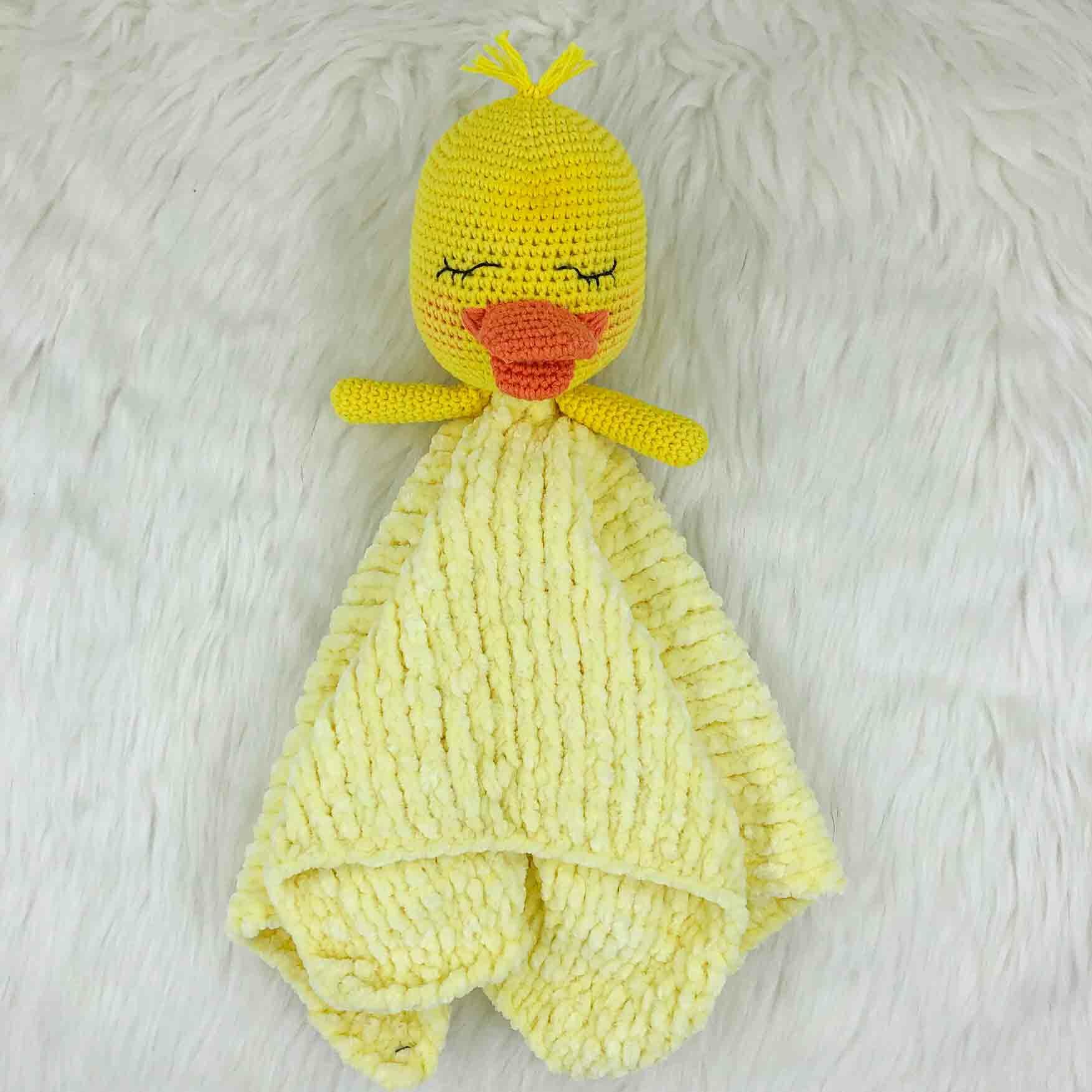 Ördek Örgü Uyku Arkadaşı (Amigurumi)
