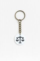 Terazi Burcu NFC Anahtarlık – Akıllı Temassız Bağlantı Özellikli Burç Anahtarlığı (3,5 cm)