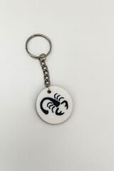 Akrep Burcu NFC Anahtarlık – Akıllı Temassız Bağlantı Özellikli Burç Anahtarlığı (3,5 cm)