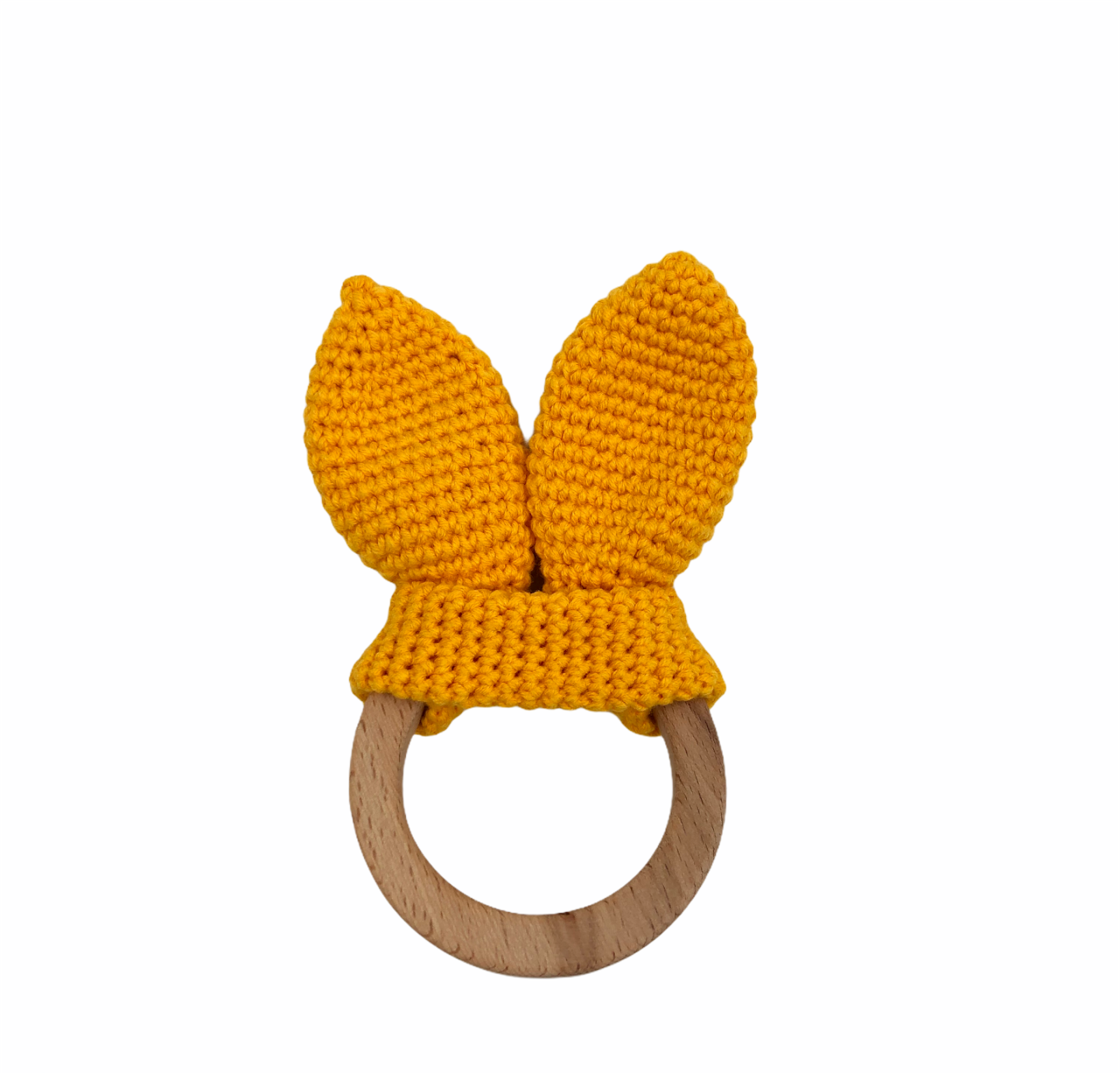 Amigurumi Organik Diş Kaşıyıcı Hardal