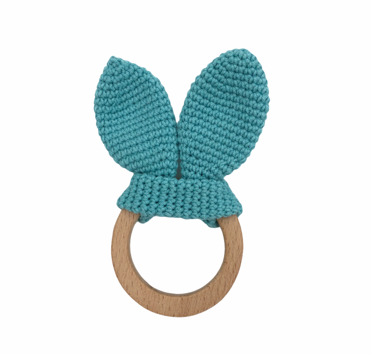 Amigurumi Organik Diş Kaşıyıcı Turkuaz