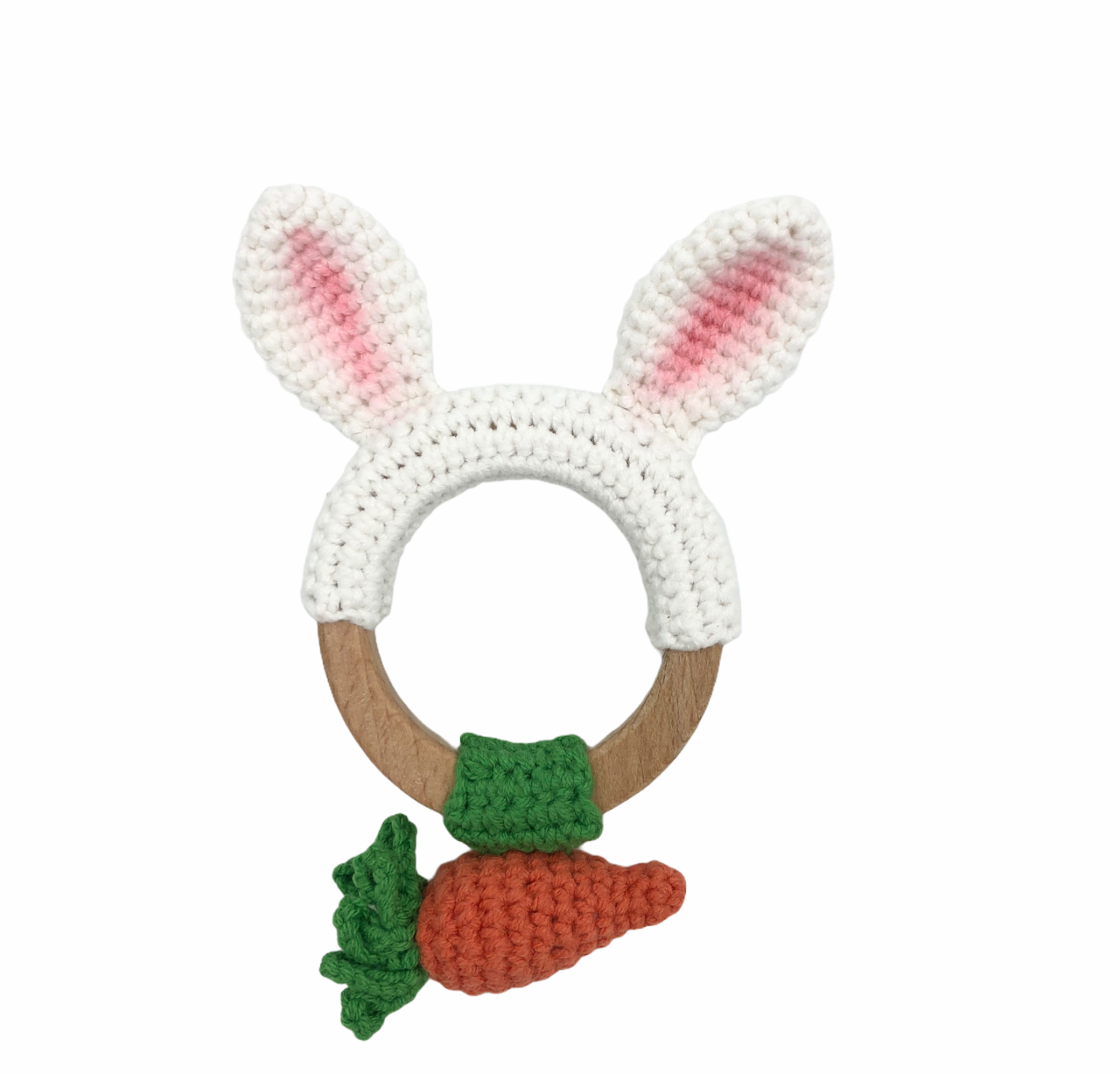Amigurumi Tavşan Organik Diş Kaşıyıcı
