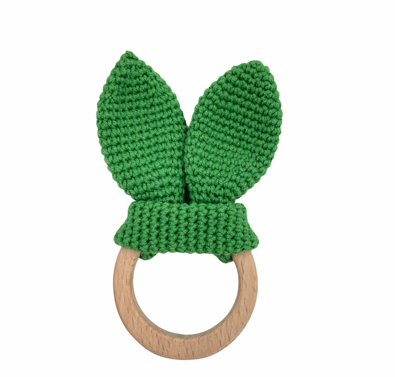 Amigurumi Organik Diş Kaşıyıcı Yeşil