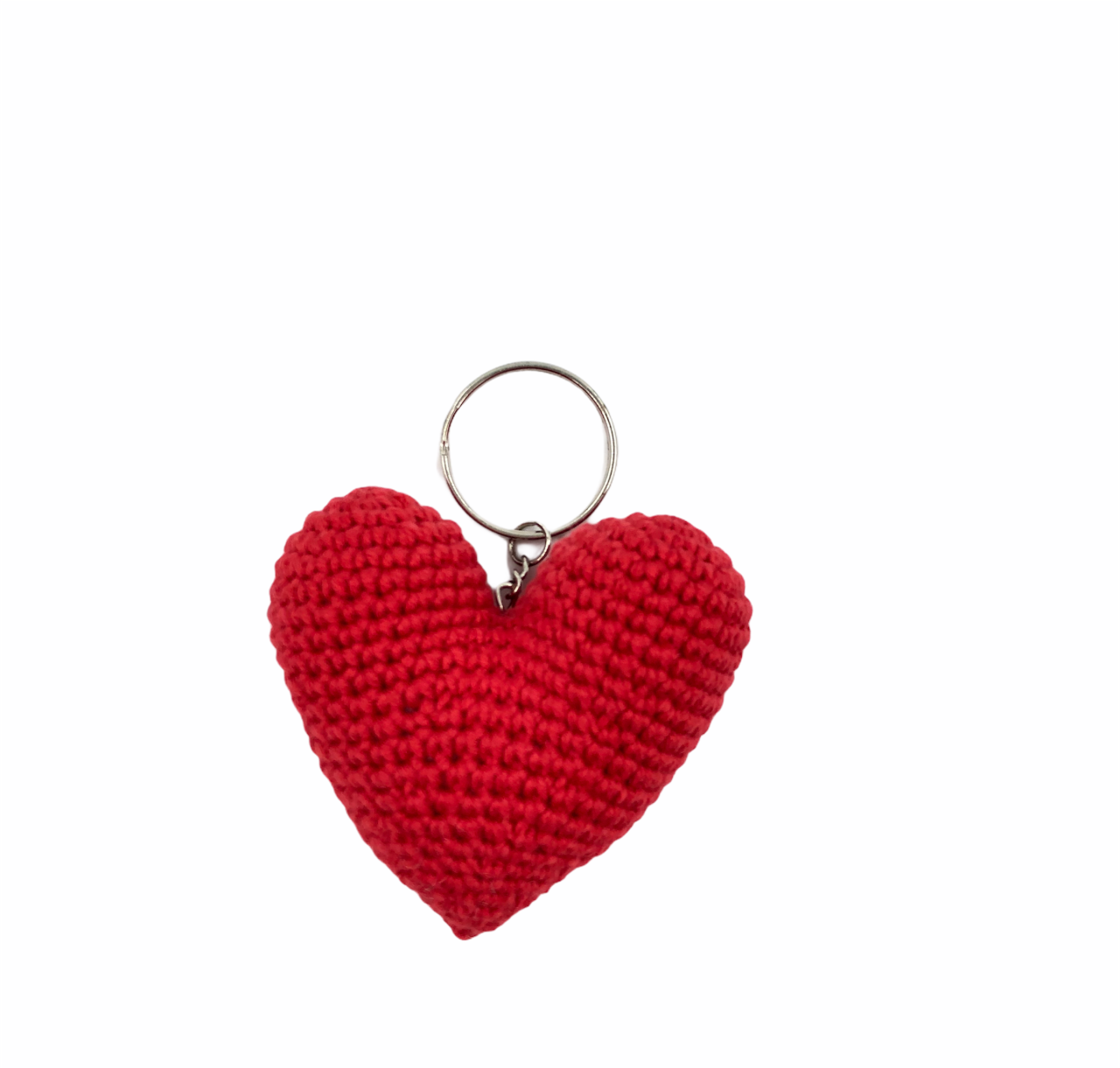 Amigurumi Kırmızı Kalp Anahtarlık