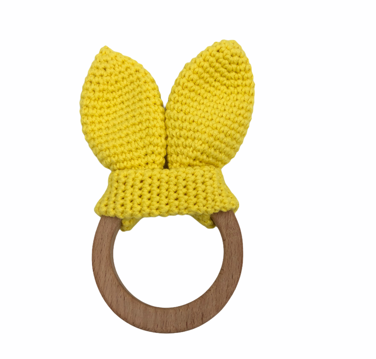 Amigurumi Organik Diş Kaşıyıcı Sarı