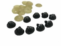 15 mm Siyah Burun (Adet Seçenekli)
