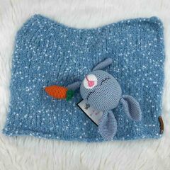 Tavşan Örgü Uyku Arkadaşı Model 2 (Amigurumi)