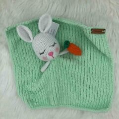 Tavşan Örgü Uyku Arkadaşı Model 4 (Amigurumi)