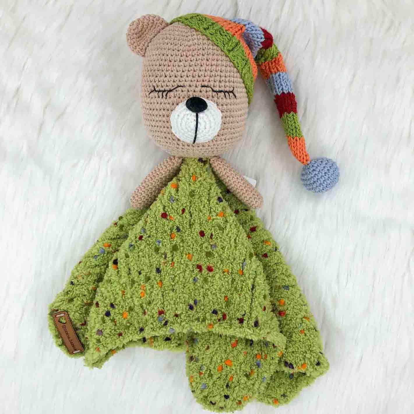 Ayıcık Örgü Uyku Arkadaşı Model 6 (Amigurumi)