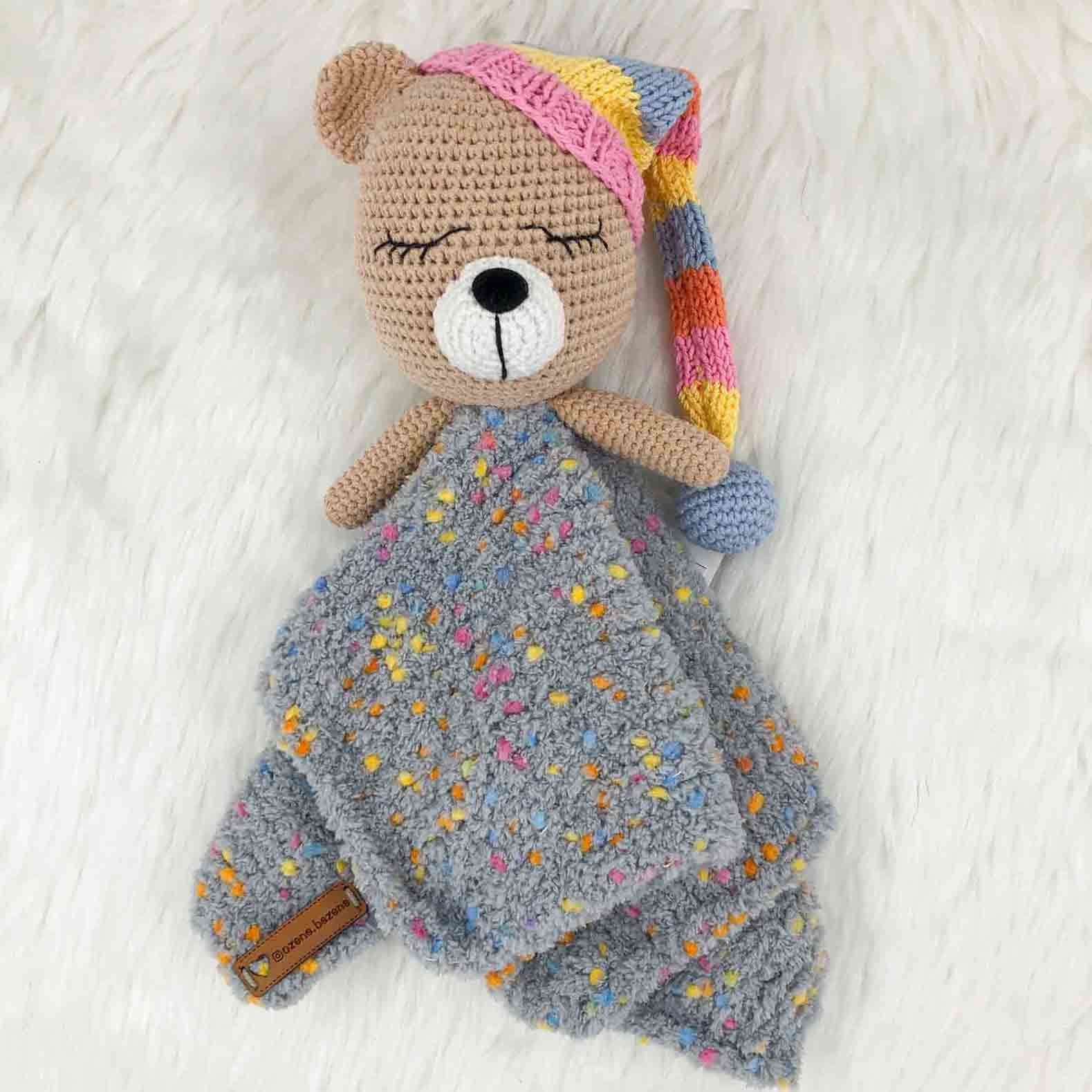 Ayıcık Örgü Uyku Arkadaşı Model 9 (Amigurumi)