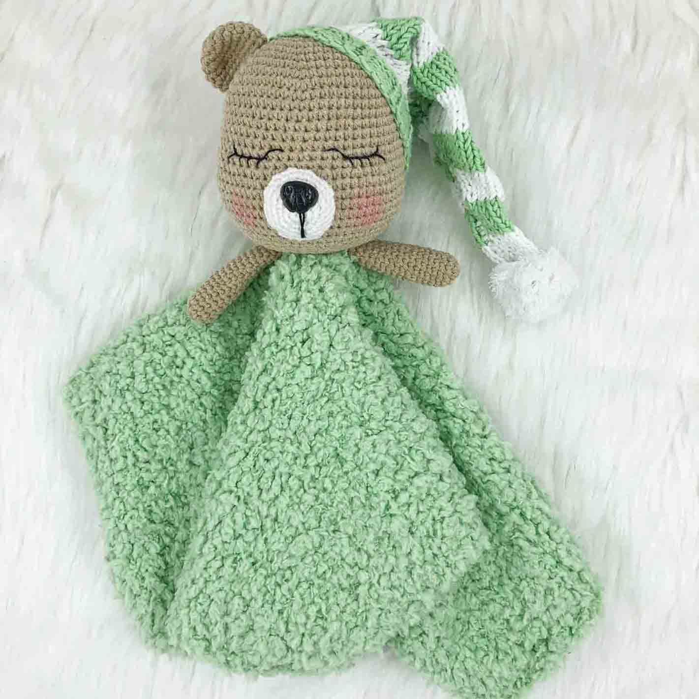 Ayıcık Örgü Uyku Arkadaşı Model 11 (Amigurumi)