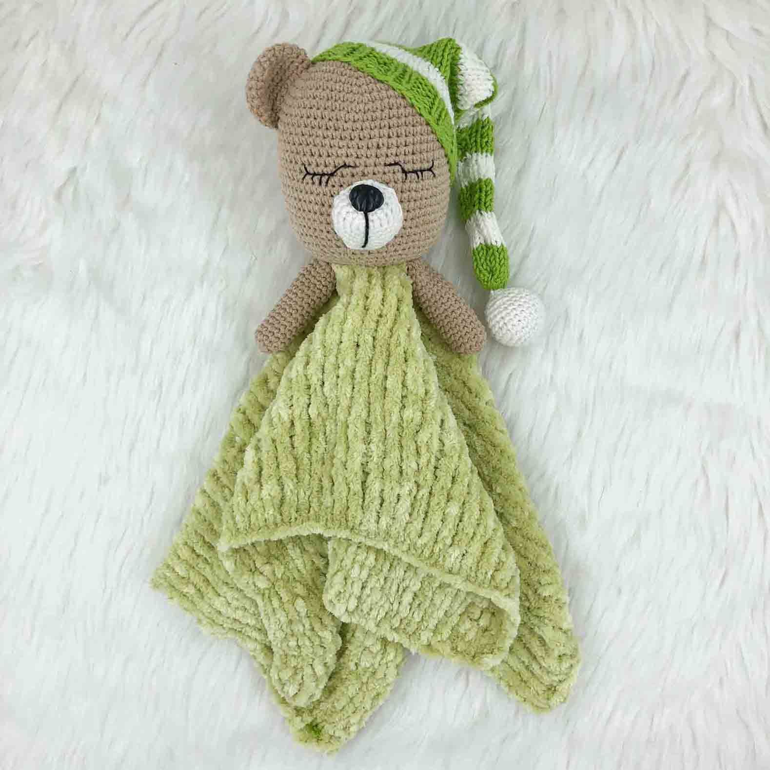 Ayıcık Örgü Uyku Arkadaşı Model 12 (Amigurumi)