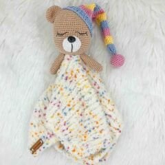 Ayıcık Örgü Uyku Arkadaşı Model 17 (Amigurumi)