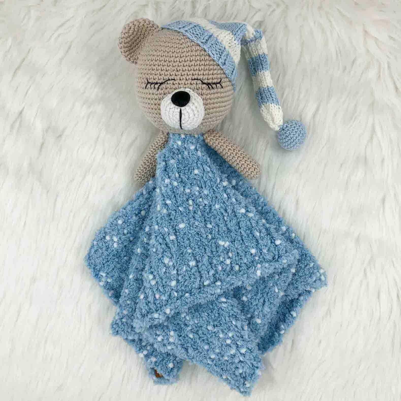 Ayıcık Örgü Uyku Arkadaşı Model 18 (Amigurumi)