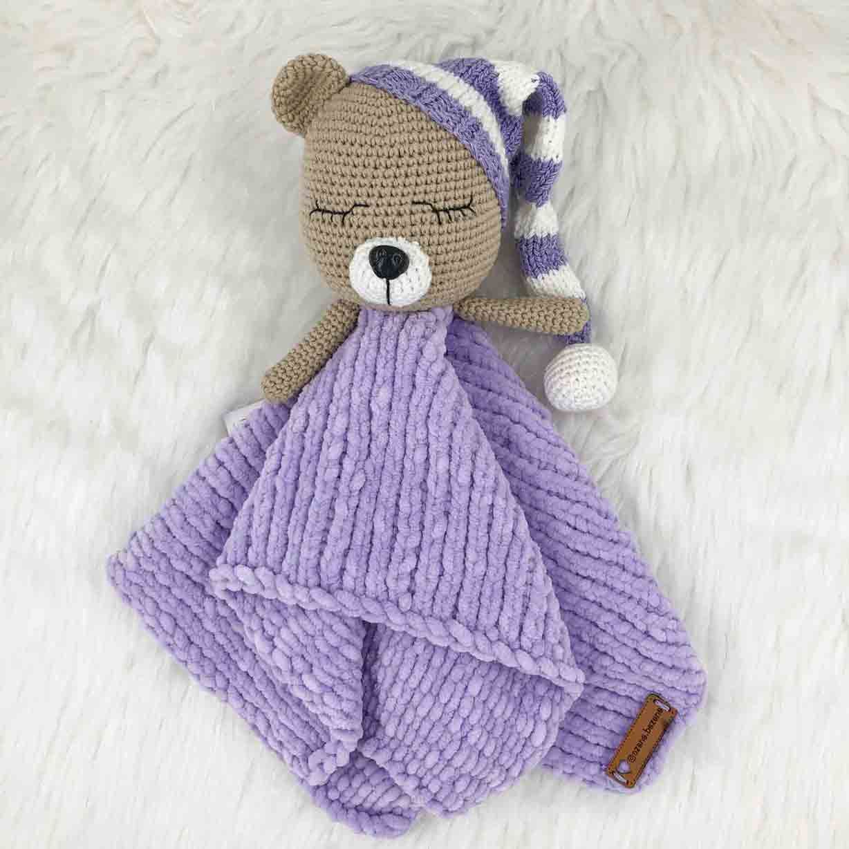 Ayıcık Örgü Uyku Arkadaşı Model 19 (Amigurumi)
