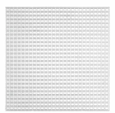 Plastik Kare Kanvas Beyaz (40x36 cm)