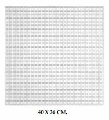Plastik Kare Kanvas Beyaz (40x36 cm)