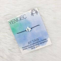 Yengeç Burç Taşı Bilekliği