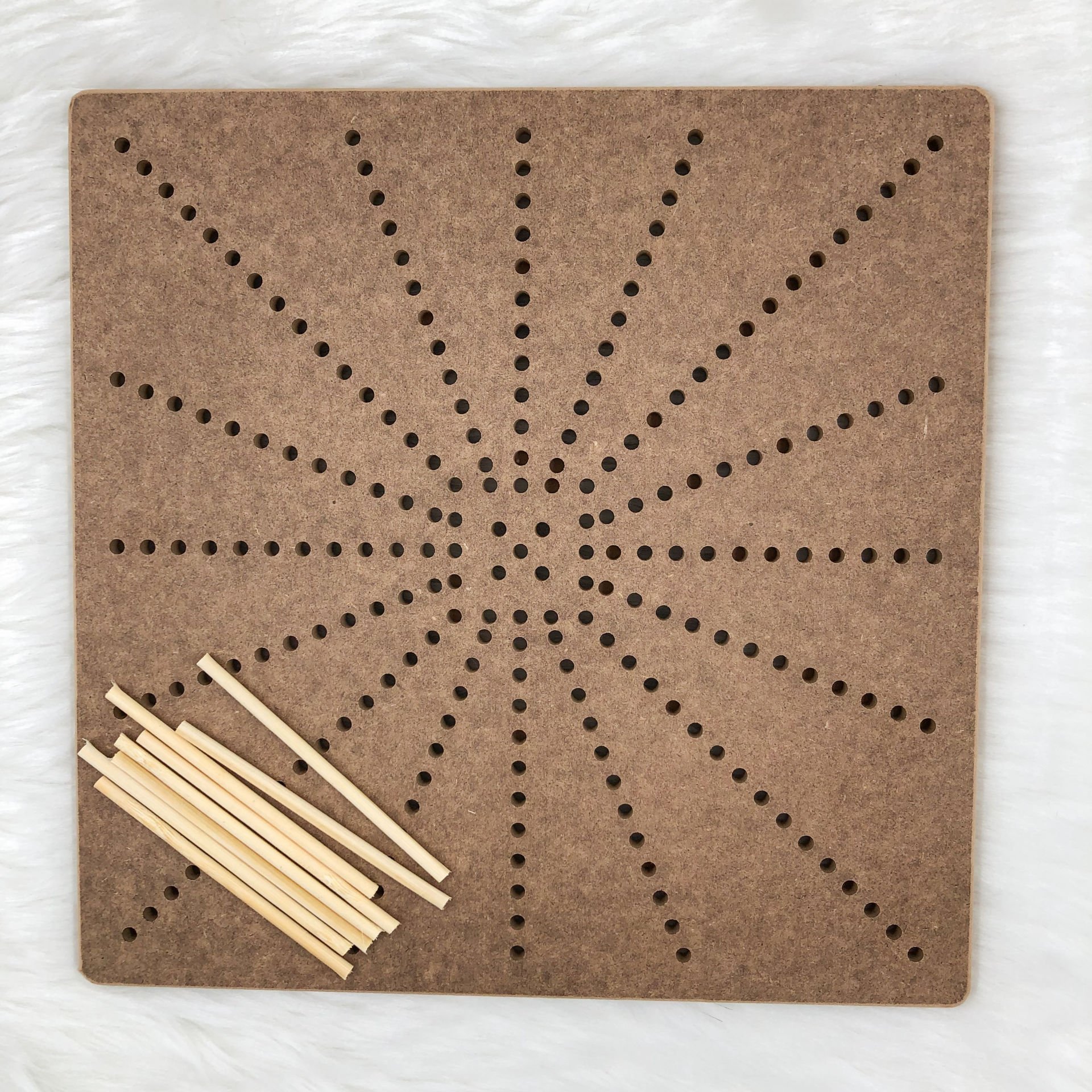 Ahşap Motif Tahtası 29x29 cm Model 1