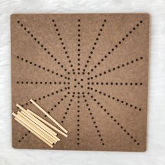 Ahşap Motif Tahtası 29x29 cm Model 1