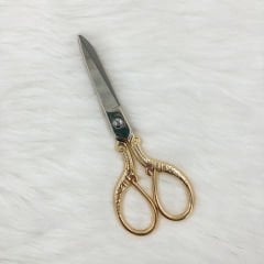 Vintage Dikiş Nakış Makası No:8 (Gold)