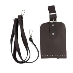 Deri Telefon Çantası Yapım Seti Model 1 (Kahverengi)