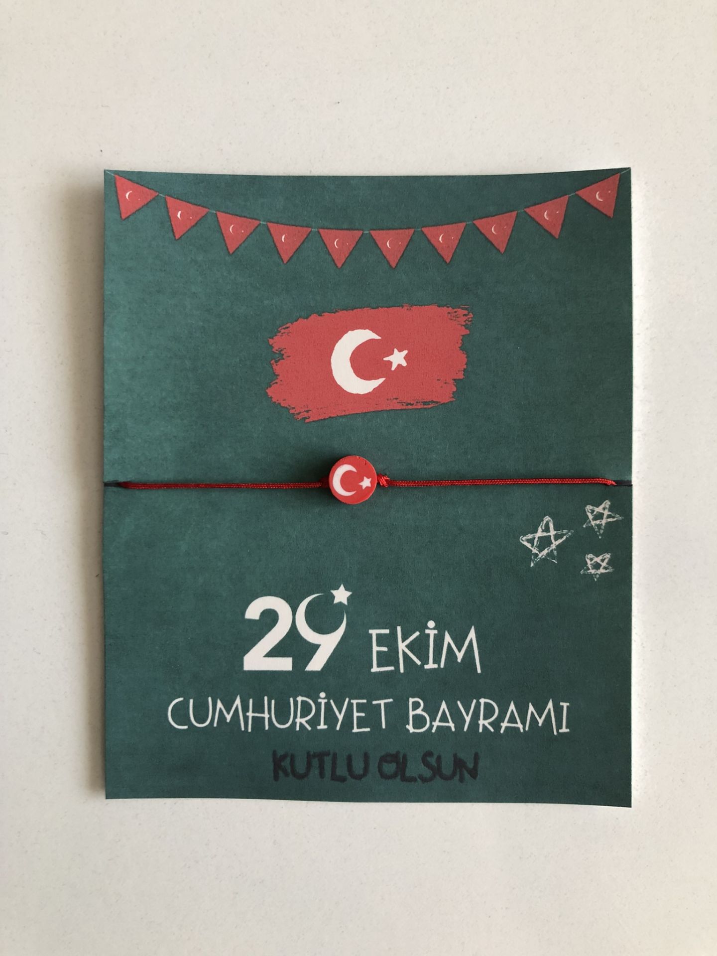 29 Ekim Cumhuriyet Bayramı Hediye Bileklik