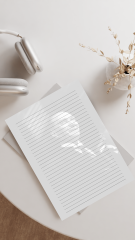 20 Adet A4 Boyutunda Mustafa Kemal Atatürk Mektup Kağıdı/Not Kağıdı (Model 1)