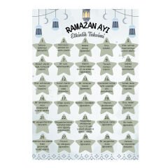 Ramazan Etkinlik Takvimi Mavi (21x29 cm)