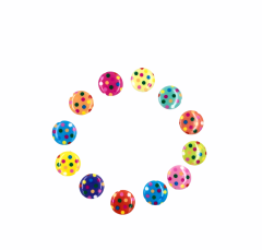 Benekli Düğme 15 mm (Renk Seçenekli)