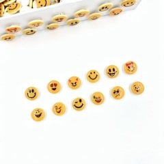 Emoji Düğme 15 mm (Renk Seçenekli)