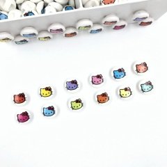 Kedi Düğme 15 mm (Renk Seçenekli)