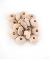 17 mm Yassı Ahşap Boncuk (Adet Seçenekli)