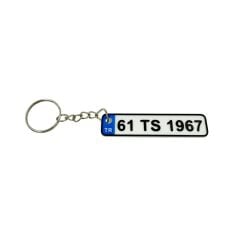 Plaka Anahtarlık - Taraftar Anahtarlık - Araba Anahtarlığı Model 4 (7 cm)