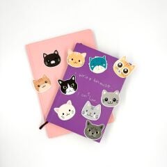 10 Adet Kedi Sticker, Kediler, Çıkartma